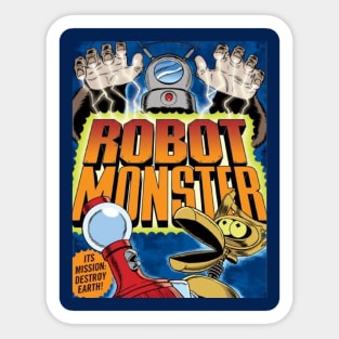 MST3K Mystery Science Promotional Artwork - Robot Monster Sticker